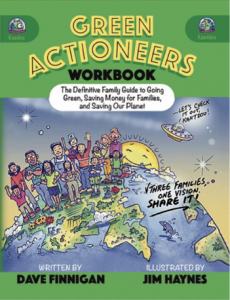 Green Actioneers Activity Book for Families, front cover