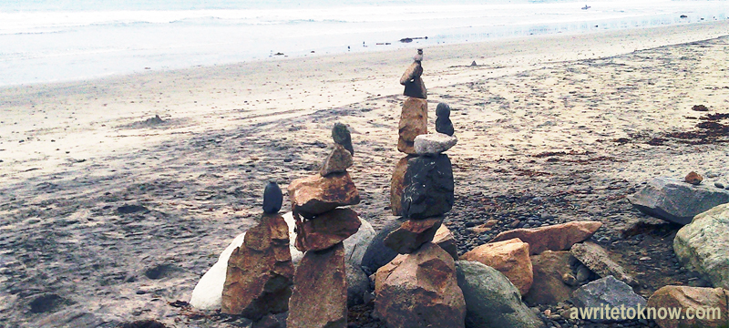 Rock Sculptures at Beach