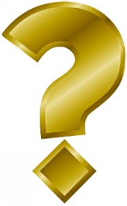 Gold Question Mark