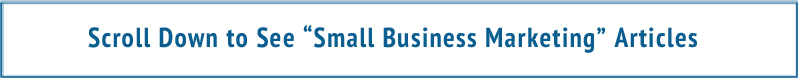 Small Business Marketing Scroll Box