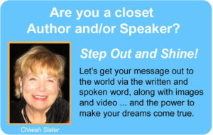 Welcome, Author/Speaker! Time to Shine!