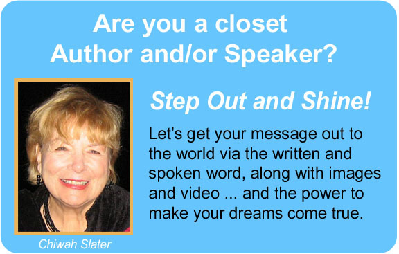 Welcome, Author/Speaker! Time to Shine!