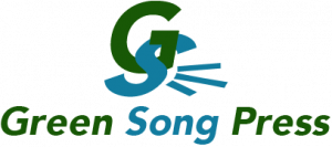 Green Song Press logo, wide